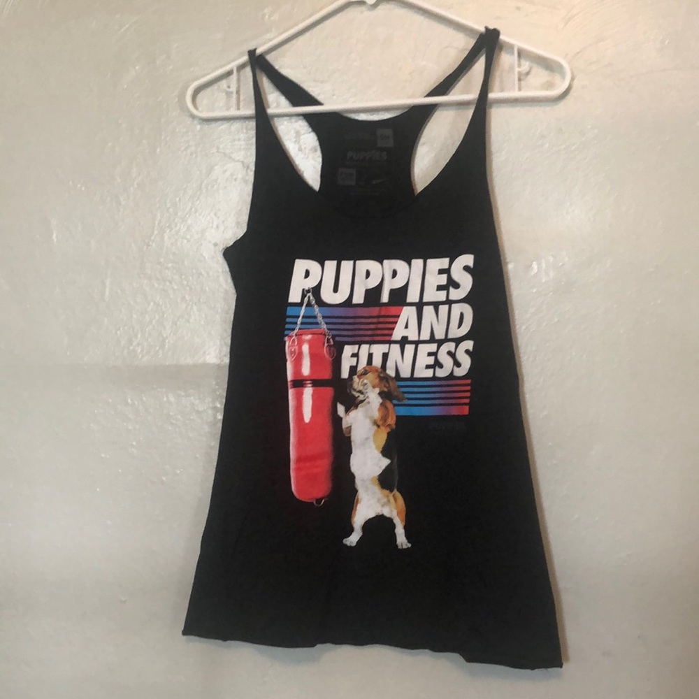 Puppies Make Me Happy tank